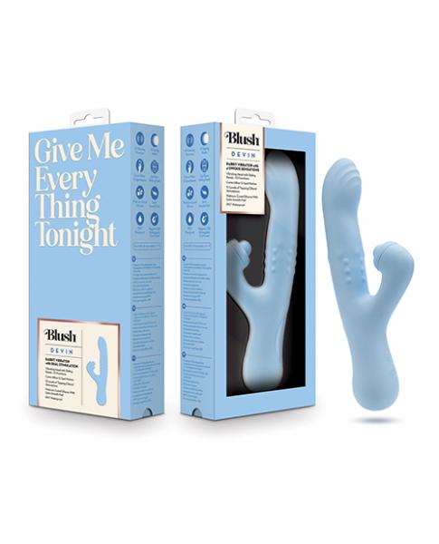 Blush Devin G-spot Vibrator - Blue