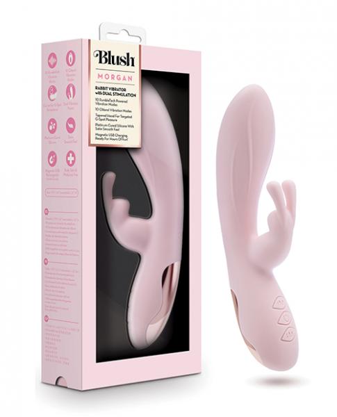 Blush Morgan Rabbit Vibrator - Pink