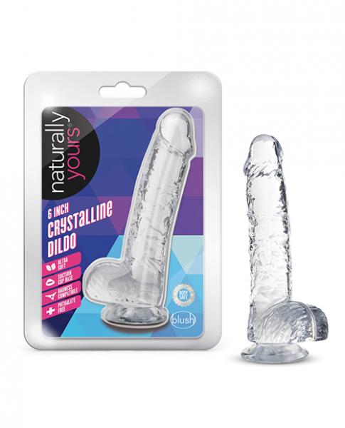 Blush Naturally Yours 6" Crystalline Dildo - Diamond