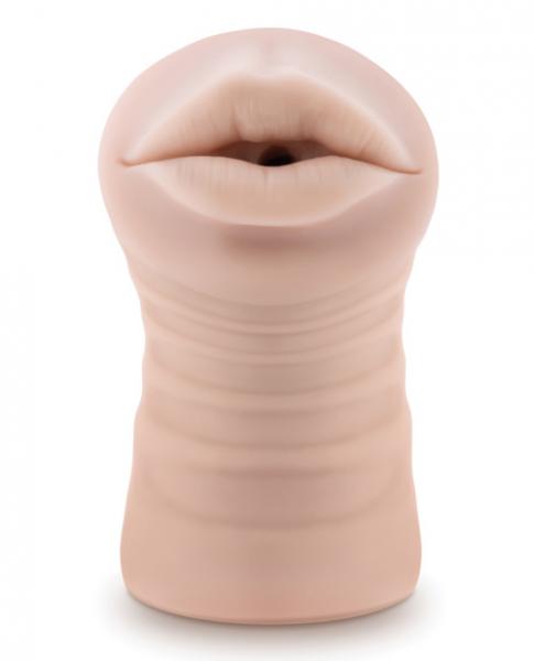 M For Men Skye Beige Mouth Stroker - Click Image to Close