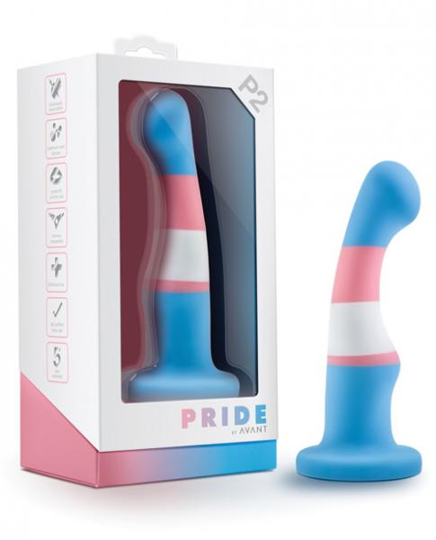 Blush Avant Pride 2 Silicone Plug - True Blue - Click Image to Close