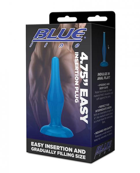 Blue Line C & B 4.75" Easy Insertion Plug - Jelly Blue - Click Image to Close