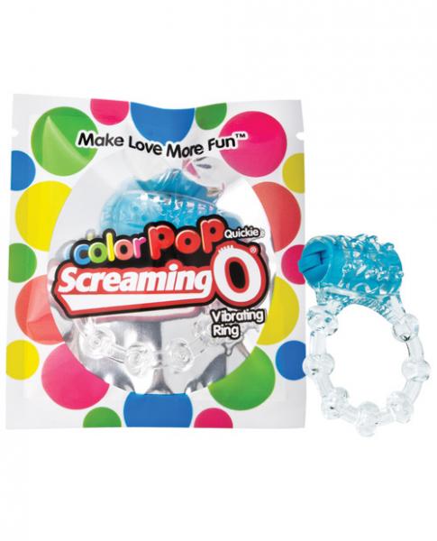 Screaming O Color Pop Quickie Blue Ring