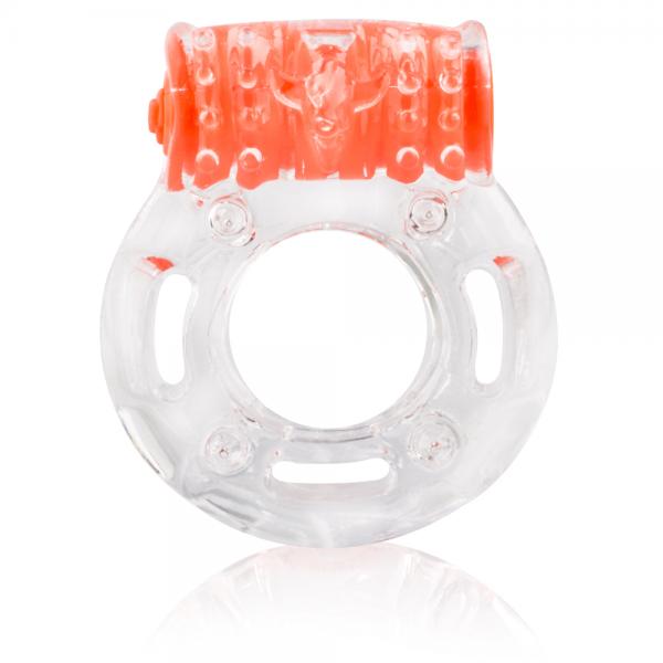 Color Pop Quickie Plus Vibrating Ring Orange