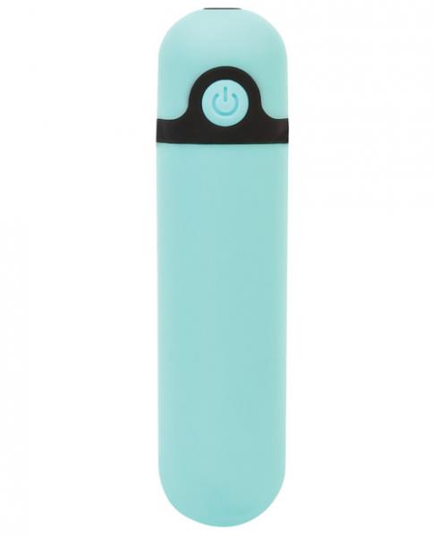 Simple & True Rechargeable Vibrating Bullet Teal Blue - Click Image to Close