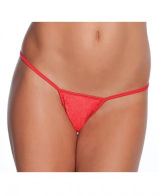 Low rise lycra g-string red xl