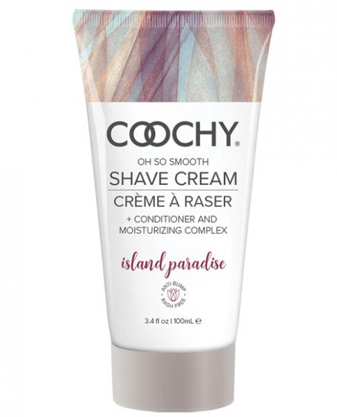 Coochy Shave Cream Island Paradise 3.4oz - Click Image to Close