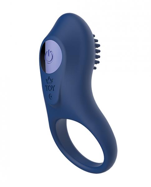 Toybox Sonic Blue Vibrating Cock Ring - Click Image to Close