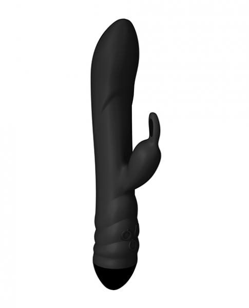 Adrien Lastic Twister Clitoral Sucker & Vibrating Rabbit - Black