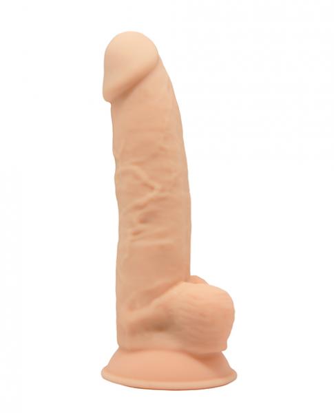 Silexd Model 3 8" Silexpan Memory Silicone Dildo - Ivory - Click Image to Close