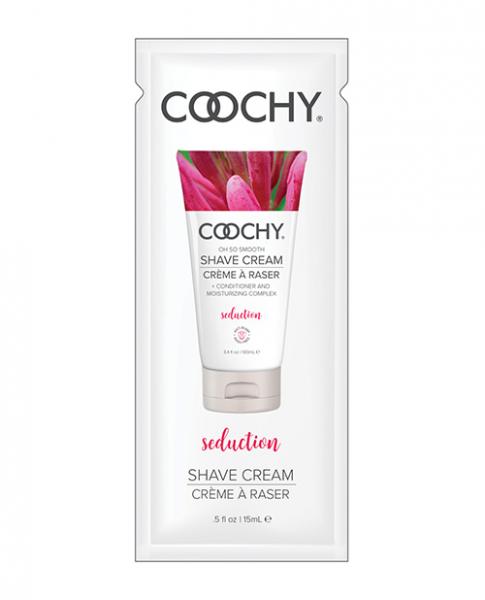 Coochy Seduction Shave Cream Foil - .5 Oz Honeysuckle/citrus