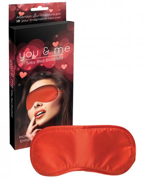 You & Me Silky Red Blindfold - Click Image to Close