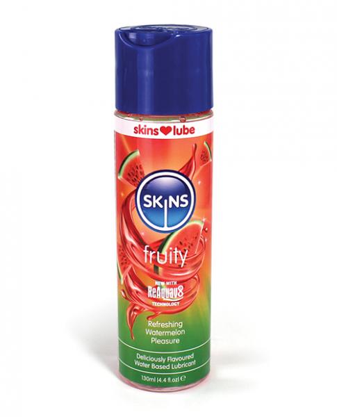 Skins Water Based Lubricant - 4.4 Oz Watermelon - Click Image to Close