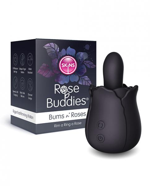 Skins Rose Buddies Bums N Roses - Black - Click Image to Close