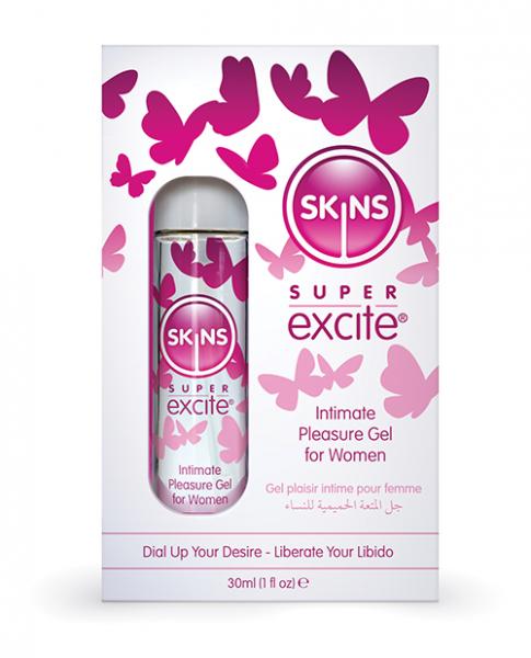 Skins Super Excite Clitoral Stimulation Gel - 30 Ml - Click Image to Close