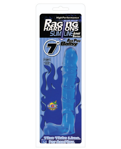 Raging hard ons slimline 7in ballsy blue jelly - Click Image to Close