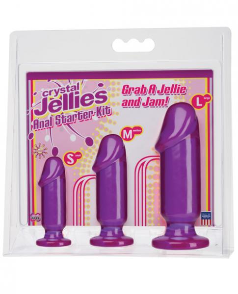 Crystal Jellies Anal Starter Kit Purple