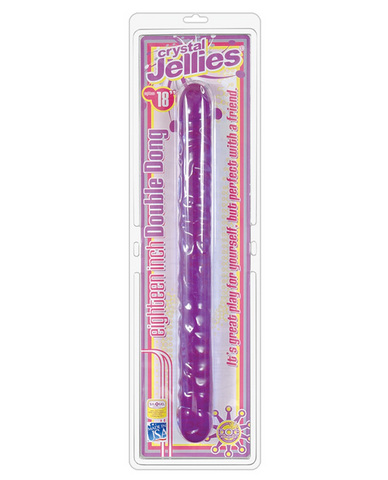 Double Dong 18in Purple Jellie