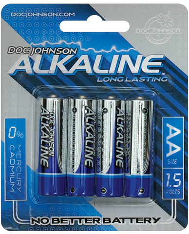 Doc johnson alkaline batteries - aa 4 pack