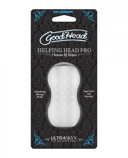 Goodhead Helping Head Pro Ultraskyn Stroker - Frost