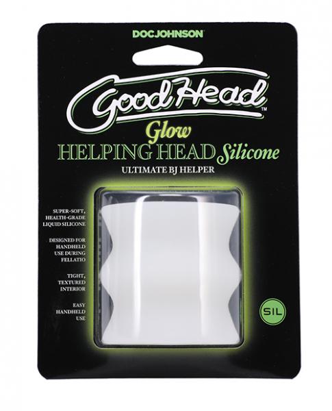 Goodhead Silicone Glow Helping Head - Frost