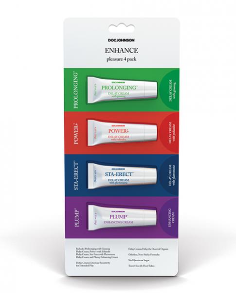 Enhance Pleasure - Asst. Pack Of 4 - Click Image to Close