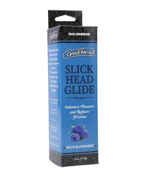 Goodhead Slick Head Glide - 4 Oz Blue Raspberry