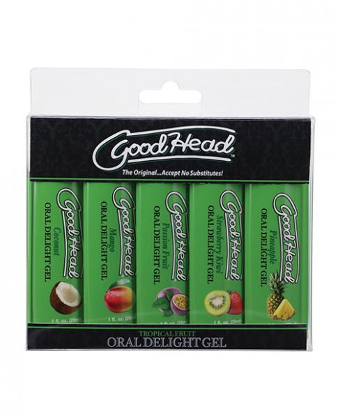 Goodhead Tropical Fruits Oral Delight Gel - Asst. Flavors Pack Of 5