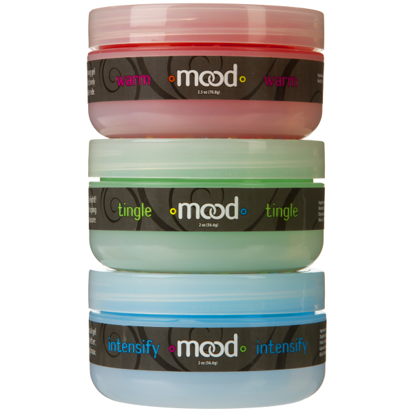 Mood Lube Kissble Foreplay Gels 3 Pack 2oz