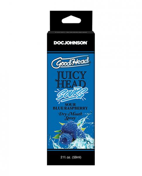 Goodhead Juicy Head Dry Mouth Spray - 2 Oz Sour Blue Raspberry - Click Image to Close