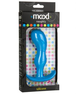 Mood Naughty 2 Butt Plug Large - Blue - Click Image to Close