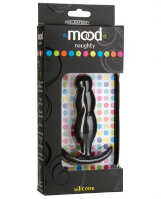 Mood Naughty 3 Butt Plug Medium - Black - Click Image to Close