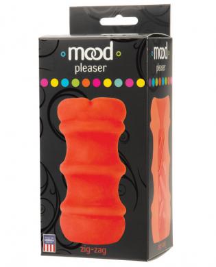 Mood ur3 zig-zag stroker - orange - Click Image to Close