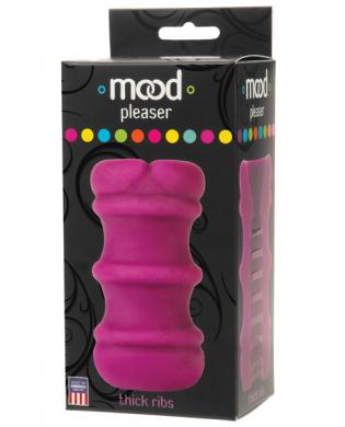 Mood ur3 thick ribbed stroker - purple