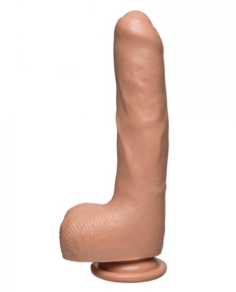 The D Uncut D 9 inches With Balls Firmskyn Beige Dildo - Click Image to Close