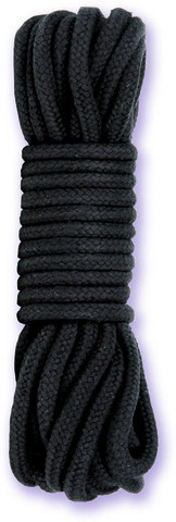 Japanese Style Bondage Rope, Black (cotton)