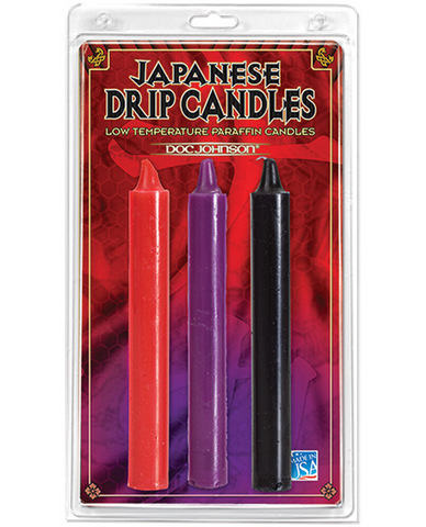 Japanese drip candles - pack of 3