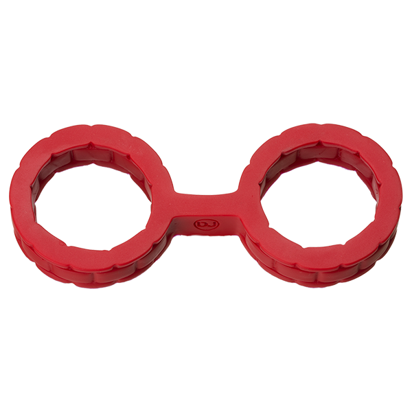 Japanese Bondage Silicone Cuffs Small Red