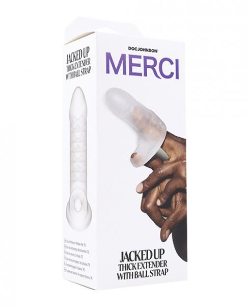 Merci Jacked Up Thick Extender W/ball Strap - Frost