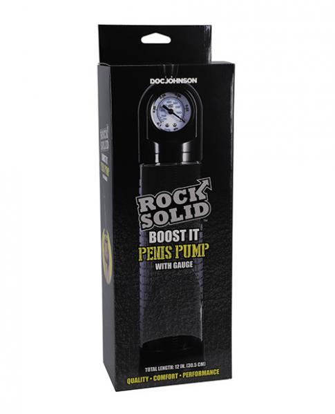 Rock Solid Boost It Penis Pump W/gauge - Click Image to Close