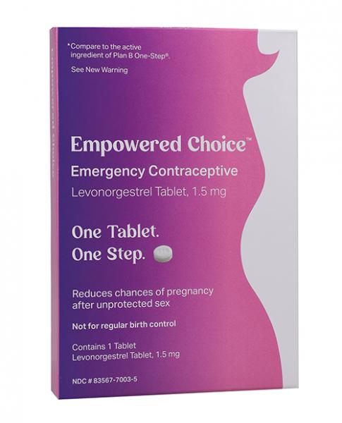 Versea Empowered Choice Emergency Contraception Single Levonorgestrel Pill - 1.5 Mg Tablet