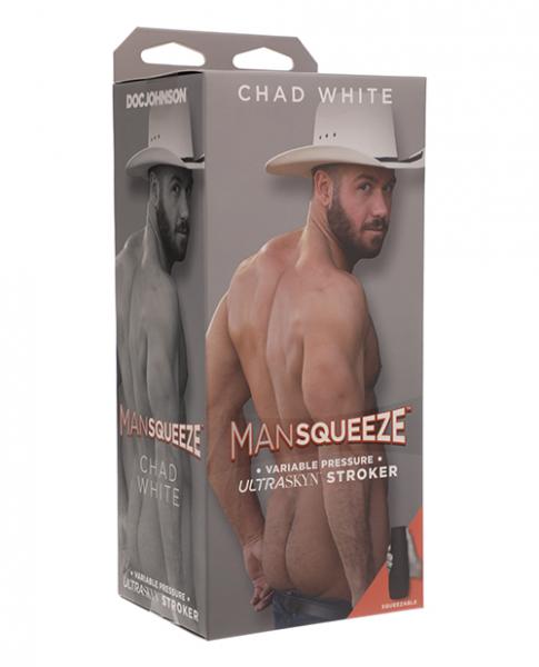 Man Squeeze Ultraskyn Ass Stroker - Chad White - Click Image to Close