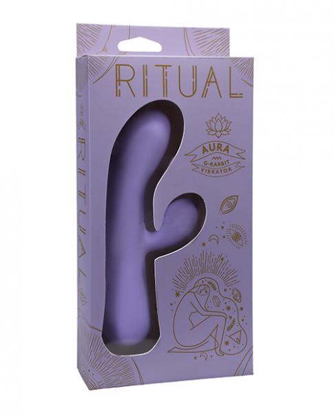 Ritual Aura Rechargeable Silicone Rabbit Vibe - Lilac