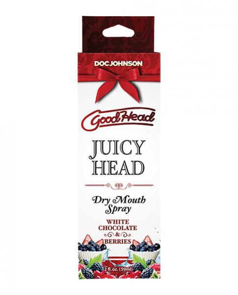 Goodhead Juicy Head Dry Mouth Spray - 2 Oz White Chocolate & Berries - Click Image to Close