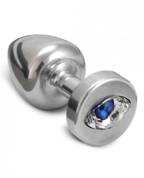 Diogol Anni R Cat's Eye T1 Butt Plug Crystal Silver - Click Image to Close