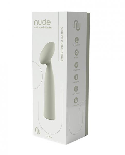 Nude Luna Rechargeable Mini Wand Vibe - Mint