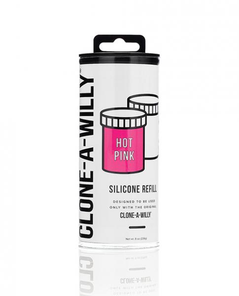 Clone-a-willy Silicone Refill - Hot Pink - Click Image to Close