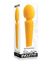 Evolved Sunshine Flexible Wand Vibrator - Yellow - Click Image to Close