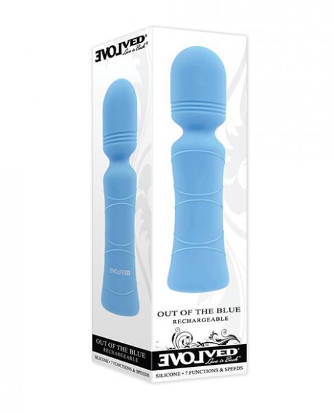 Evolved Out Of The Blue Vibrating Mini Wand - Blue