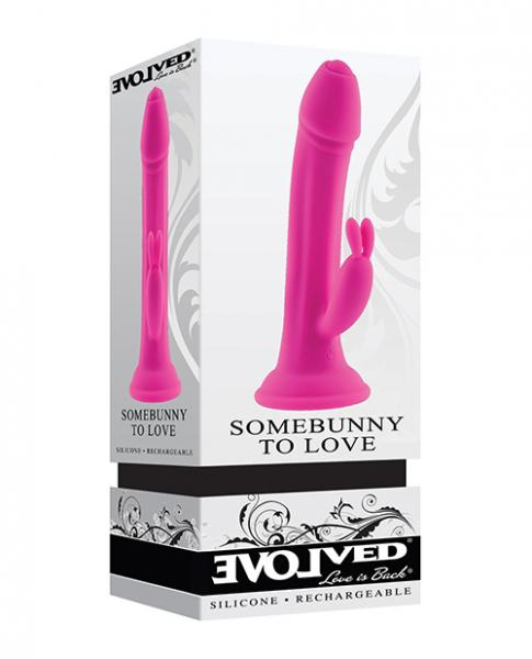 Evolved Somebunny To Love Vibrating Rabbit - Pink - Click Image to Close